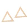 Lurrose 4pcs Triangle Weaving Frames for Tapestry Crafting Catcher Tools for Home Decor and Handmade Wall Hangings view 1