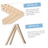 Lurrose 4pcs Triangle Weaving Frames for Tapestry Crafting Catcher Tools for Home Decor and Handmade Wall Hangings view 2