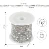 Kyutong 10M Stainless Steel Chain for Jewelry Making Thin Curb Silver Chains for Necklace Bracelet Making Supply Jewelry Findings view 3