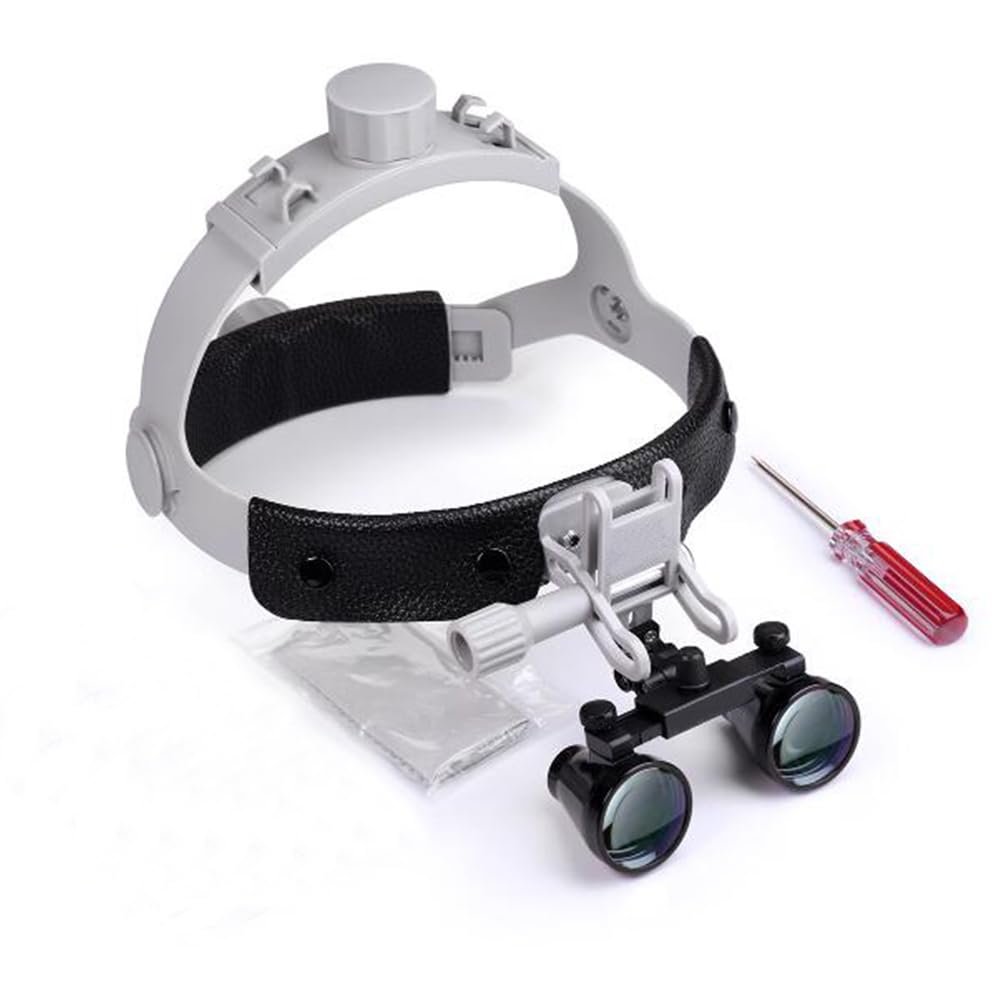 iDili Head-mounted Paint Magnifier DIY Miniature model Painting Magnifying Glass Headlight (3.5X)