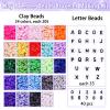 Wuollgess 6000 PCS Clay Beads Bracelet Making Kit with A to Z Alphabet Letter Beads, Friendship Bracelet Kit, Earrings Necklace Craft Jewelry Making Kit for Adults view 2