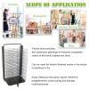 XLTFUC Art Drying Rack, Mobile Metal Art Storage Rack with 25 Removable Shelves, Stack Rack for Drawings, for Classrooms, Art Studio and Home view 4