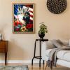 Worihut 5D Diamond Painting Kits for Adults, Wolf with Flowers DIY Full Drill Embroidery Cross Stitch Paintings Pictures Arts Wall Decor Painting Dots Kits 12x18 Inch view 3