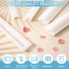 Sunnychicc 4 Pcs Silicone Soap Mold Long Moon Round Star Heart Tube Column Chocolate Candle Embed Soap Making Supplies for DIY Handmade Mousse Loaf Dessert Cake Craft Art view 4