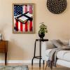 Worihut Full Round Diamond Painting by Number Kit Cross Stitch, USA Flag DIY Full Round Diamond Art with Accessories & Tools,Wall Decoration Crafts for Home Wall Decor 16x20 Inch view 3
