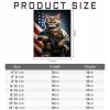 Worihut Cat with Gun Diamond Painting Kits for Adults, 5D DIY Full Round Diamond Art with Accessories & Tools,Wall Decoration Crafts for Home Wall Decor Valentine's Day Gifts 20x30 Inch view 4