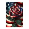 Worihut 5D Diamond Painting Kits for Adults, Flag Rose DIY Full Round Diamond Art with Accessories Tools,Wall Decor for Dining Room, Kitchen, Restaurant 16x20 Inch view 1