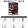 Worihut 5D Diamond Painting Kits for Adults, Flag Rose DIY Full Round Diamond Art with Accessories Tools,Wall Decor for Dining Room, Kitchen, Restaurant 16x20 Inch view 4