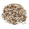 MECCANIXITY Loose Sequins 6MM Silver Backed Sequins 2400Pcs Cup Sequins Embroidery Sequins for Jewelry Making Crafts Sewing,Champagne Color view 1