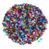 MECCANIXITY Loose Sequins 4MM Laser Sequins 3000Pcs Cup Sequins Embroidery Sequins for Jewelry Making Crafts Sewing,Multicolored view 1