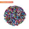 MECCANIXITY Loose Sequins 4MM Laser Sequins 3000Pcs Cup Sequins Embroidery Sequins for Jewelry Making Crafts Sewing,Multicolored view 3
