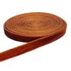 Qingxii Decorr Wedding Christmas Valentin's Day Gift Box DIY Craft Decor Velvet Ribbon (Brown, 3/8''x6Yards) view 1