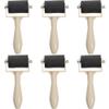 Operitacx 18pcs Portable Printmaking Roller Glue Roller Ink Applicator for Crafting Easy to Clean Comfortable Grip for Painting Stamping and Projects view 1
