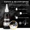 Black Epoxy Resin Pigment Paste - 3.4 fl.oz / 100ml High Concentrated Black Resin Dye Paste for Resin Art, River Table, UV Resin Jewelry Making - Opaque Black Pigment Paste for Resin Painting, Coaster view 4