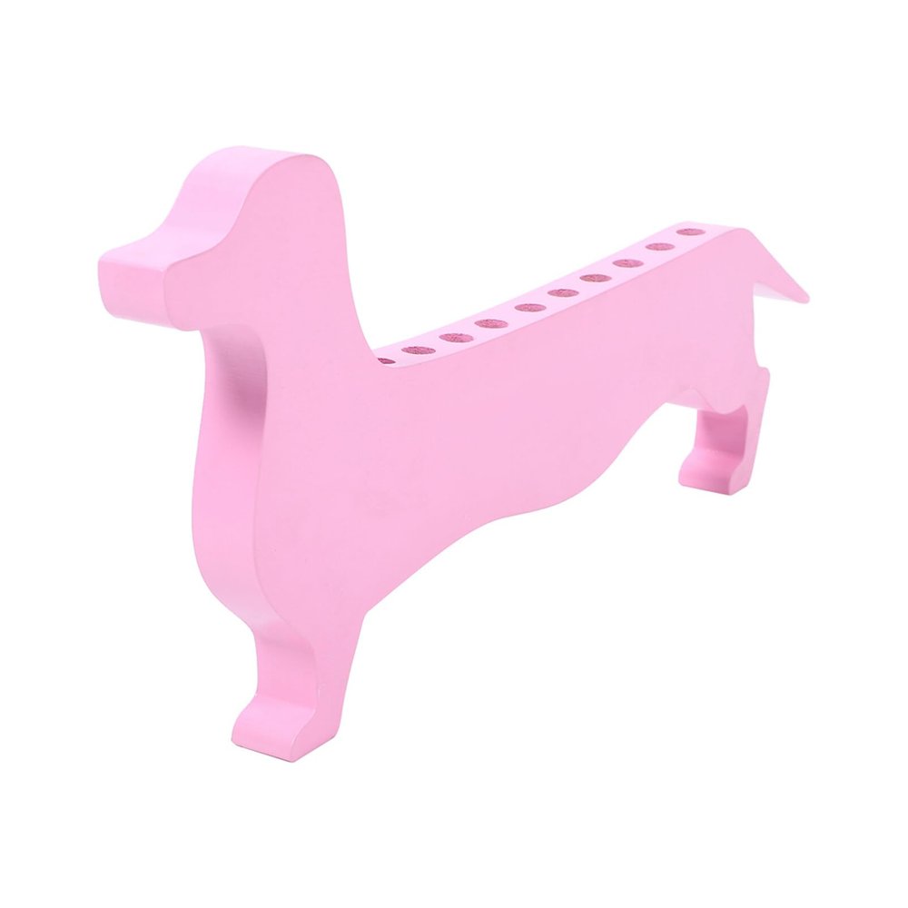 EXCEART Cute Dog Pen Holder Multi Crayon Organizer for Boys and Girls Art Supplies Storage Rack and Washable Desk Decor for Home School and Office