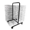 XLTFUC Art Drying Rack for Classroom, Wheeled Drawing Drying Rack with 38 Removable Shelves, Metal Art Storage Rack for Schools, Art Studios and Home view 1