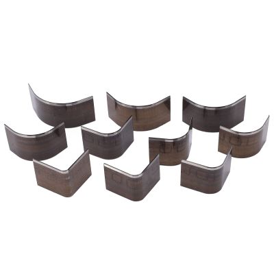 MUNEFE 10Pcs Leather Corner Punch Set, High Carbon Steel Corner Cutter Tools, Leather End Punch Tool for Wallet Belt Handmade Leather Crafts