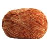100g Velvet Yarn Soft Protein Cashmere Yarn Silk Wool Baby Yarn Crochet Knitting Yarn Cotton Baby Wool DIY Sweater (Color : 13 Jiao tan) view 1
