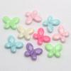 ALBERTAD 100 Mixed Pastel Color Acrylic Faceted Butterfly Shape Beads 17X13Mm Charm DIY Earring view 3