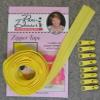 Decorating Diva 3 Yards of Reversible Coil Zipper Tape with 8 Slides Lemon ENR-LM Each Package view 1