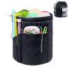 MYBAGZING Yarn Bag, Small Crochet Bag Organizer, Drawstring Yarn Storage Bags Yarn for Crocheting, Knitting Bag for Crochet Beginner,Yarn Holder, Yarn Bowl with Pocket for Crochet Accessories view 1
