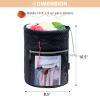 MYBAGZING Yarn Bag, Small Crochet Bag Organizer, Drawstring Yarn Storage Bags Yarn for Crocheting, Knitting Bag for Crochet Beginner,Yarn Holder, Yarn Bowl with Pocket for Crochet Accessories view 3