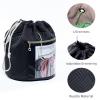 MYBAGZING Yarn Bag, Small Crochet Bag Organizer, Drawstring Yarn Storage Bags Yarn for Crocheting, Knitting Bag for Crochet Beginner,Yarn Holder, Yarn Bowl with Pocket for Crochet Accessories view 4