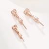 Sorcozn 2pcs 925 Sterling Silver Pendant Bail Connector Clasp Charms for Necklace DIY Jewelry Craft Making Accessories (Rose Gold) view 3
