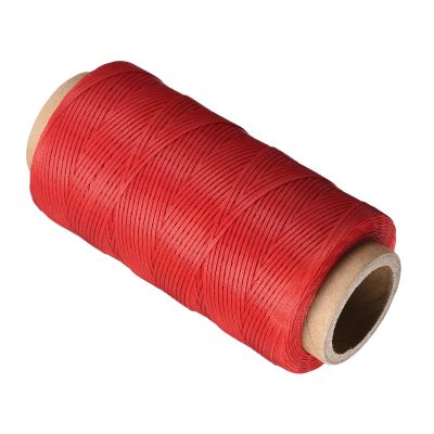 CoCud Leather Sewing Threads, 186 Yards 210D/1mm Thread, Polyester Stitching Thread Red - (Applications: for Sewing Leather Craft)