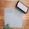 Custom Return Address Stamp (Medium)- Personalized self-inking stamp with up to three lines of text view 4