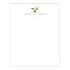 Lemon Grace Co Personalized Lemon Notepads, Personalized Lemon Memo Pad, Customizable Monogrammed Small or Large Notepad 4.25 x 5.5 or 5x7 Printed Sheets, Stationery - ANO-1601 view 1