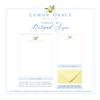Lemon Grace Co Personalized Lemon Notepads, Personalized Lemon Memo Pad, Customizable Monogrammed Small or Large Notepad 4.25 x 5.5 or 5x7 Printed Sheets, Stationery - ANO-1601 view 2