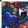 Fabric Folk Art Scandinavian Horse Swedish Dala Dalecarlian Tulip Flowers Printed on Organic Cotton Sateen Fabric Fat Quarter - Sewing Quilting Apparel Home Decor view 3