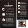 Havongki - 200 pack - Premium Handmade Candle Care Instruction Cards Black 2x3.5 in, Small Business | Soy Bees Wax Melt, Candle Makers, Making Supplies Kit Set, Containers, Jars, Pot, Package view 1