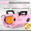 Whubefy Tumbler Heat Press Machine 20 and 30 oz, Pink Mug Tumbler Press Sublimation Machine for 20-30oz Blank Skinny Straight Tumblers, Cap Press for 11-16OZ Ceramic/Glass Mugs with Heat Paper/Gloves view 3