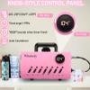 Whubefy Tumbler Heat Press Machine 20 and 30 oz, Pink Mug Tumbler Press Sublimation Machine for 20-30oz Blank Skinny Straight Tumblers, Cap Press for 11-16OZ Ceramic/Glass Mugs with Heat Paper/Gloves view 4