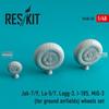Reskit Sprue Brothers 1:48 Jak-7 Jak-9 La-5 La-7 Lagg-3 I-185 Mig-3 for Ground Airfields Wheels Set, RESRS480030 view 1