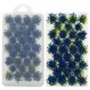 Woohome WoohomeArtificial Grass Clusters Simulation Flower Cluster Decoration Flower Cluster Vegetation Groups Mini Plant Tuft Railway Model Cluste for DIY Model Train Landscape Railroad Scenery view 1