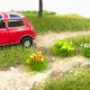 Woohome WoohomeArtificial Grass Clusters Simulation Flower Cluster Decoration Flower Cluster Vegetation Groups Mini Plant Tuft Railway Model Cluste for DIY Model Train Landscape Railroad Scenery view 4