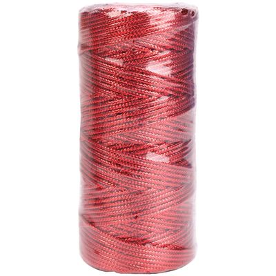 Asmoothread 1.5mm 100M Gold Silver Macrame Cord Rope String Twine Ribbon Bows Crafts DIY Gift Wrap Sewing Twisted Thread Home Textile Decor
