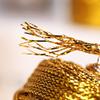 Asmoothread 1.5mm 100M Gold Silver Macrame Cord Rope String Twine Ribbon Bows Crafts DIY Gift Wrap Sewing Twisted Thread Home Textile Decor view 4