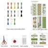 FREEBLOSS 6 Set Cross Stitch Kits - St. Patrick's Day Themed Punch Needle Kit for Beginners - Bookmark Making Gift view 2