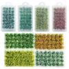 Woohome Static Flower Tufts, 112 PCS Miniature Flower Cluster Static Grass Tufts for Model Train Railroad Scenery DIY Miniature view 1