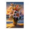 NSUAJOF Diamond Painting Kits DIY Full Round Drill Lilies in a vase by The sea Soft Canvas Personalized Design, 5D Art - Home Wall Decor & Great Gift for Family Friends 20x30 Inch view 1