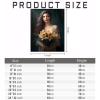 NSUAJOF Diamond Painting Kits Woman with Lilies Art Painting 5D DIY Full Round Drill HD Canvas Wall Art, Personalized Gifts for Family Friends Home Wall Decor 20x30 Inch view 2