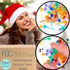 Factory Direct Craft Pack of 250 Mini Acrylic Ceramic Christmas Tree Replacement Twist Bulbs - Multi Color Plastic Twist Bulbs to Replace Missing Bulbs on Ceramic Trees (1 Inch L) view 2