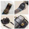 WADORN PU Leather Crossbody Bag Making Kit, DIY Knitting Crochet Shoulder Bag Making Materials PU Leather Handbags Sewing Kit for DIY Handmade Purse Making Accessories, 7.4x3.9x2.7 Inch (Black) view 4