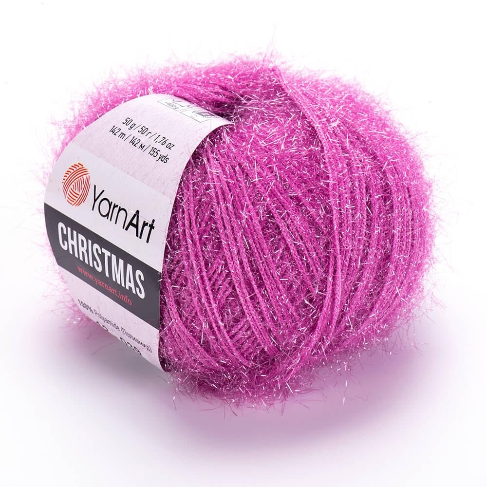 Yarnart Christmas Fantasy Sparkly Knitting Yarn, Metallic & Sparkle, Shiny & Eyelash, 100% Polyamide, 1.76 Oz, 155 Yds, 50 Grams, Amigurumi Yarn (12)