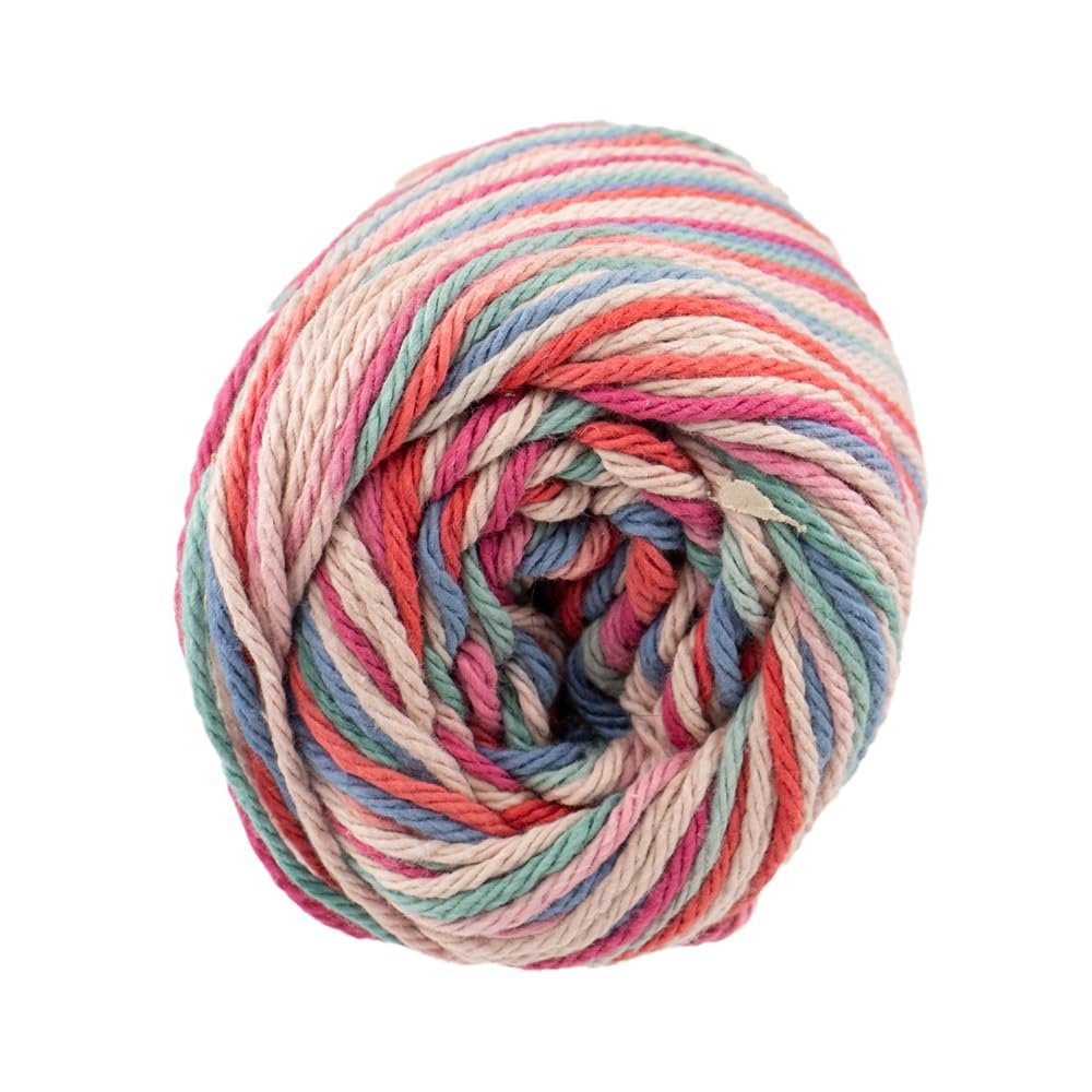 3 Pack 100% Cotton Yarn - Size 4 Medium Weight - Perfect for Crafting, Clothing, Accessories and More!