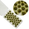 Woohome 32 PCS Miniature Grass Cluster, Yellow Static Grass Tuft Model Vegetation Groups Static Grass Tufts for DIY Model Train Landscape Railroad Scenery Grass Tufts Flower, Style 10 view 2